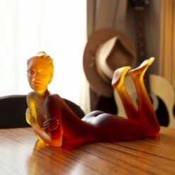 Sculpture Adélie Daum 125 Ex -Magasin De Verrerie À Domicile Alain Choisnet Adelie sculpture cristal Daum 4