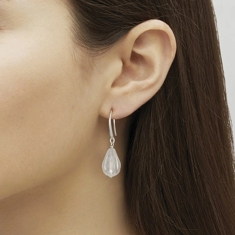 Boucles D’oreilles Flora Bella Lalique 4 Boucles D’oreilles Flora Bella Lalique – Image 2