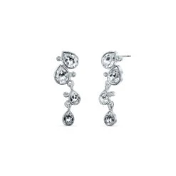 Boucles D’oreilles Riviere Cristaux Swarovski®