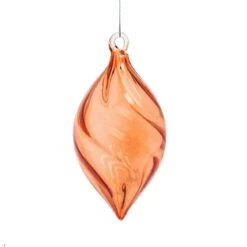 Boule De Noël Flamboiement Orange