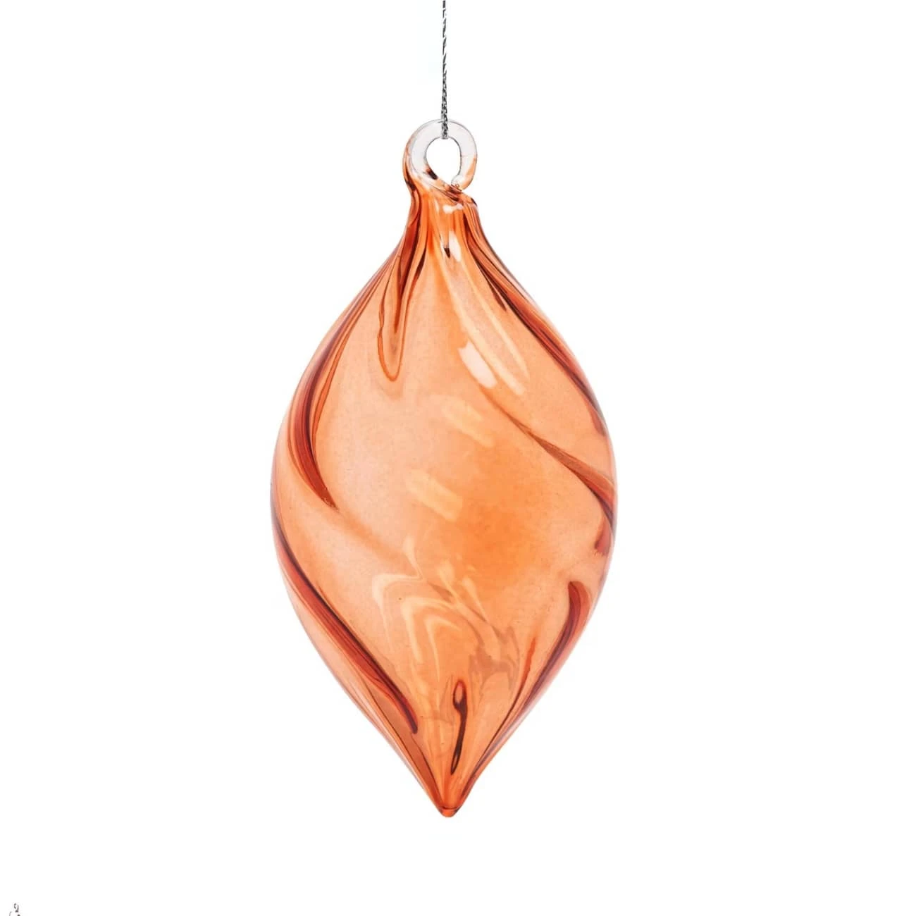 Boule De Noël Flamboiement Orange 3 Boule De Noël Flamboiement Orange