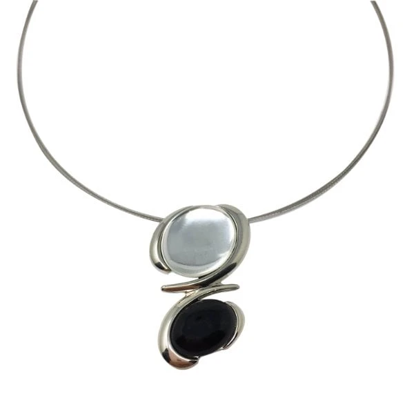 Collier Clair Noir Belissia 3 Collier Clair Noir Belissia