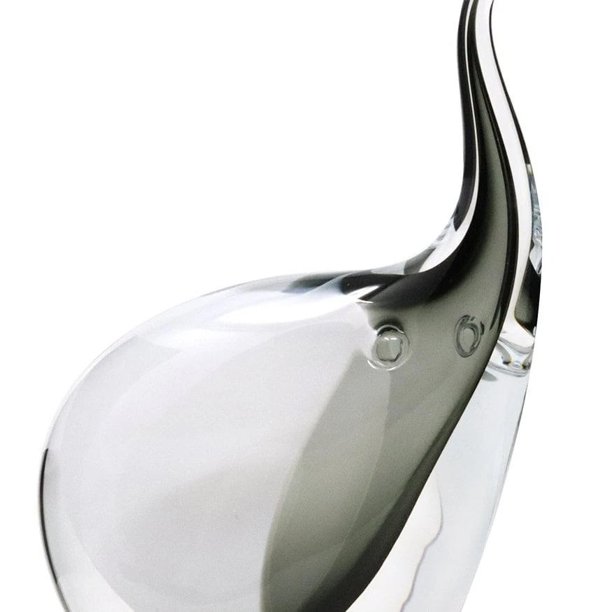 Sculpture Elephant Cristal Blanc Et Noir 4 Sculpture Elephant Cristal Blanc Et Noir – Image 2