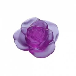Fleur Ultraviolet Rose Passion Daum