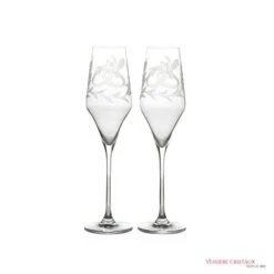 Duo Flutes Colombes Mariage Champagne