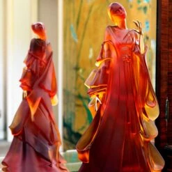 Kabuki Ambre Daum Deville-chabrolle -Magasin De Verrerie À Domicile Kabuki by MP Deville Chabrolledaum