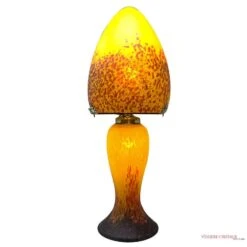 Lampe Champignon Pâte De Verrejaune
