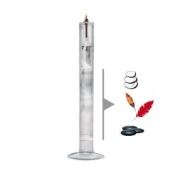 Lampe à Huile Cierge Verre