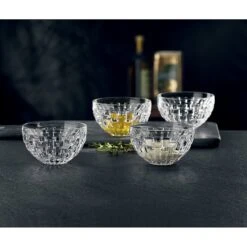 Set 4 Mini Coupelles Cristal Bossa Nova