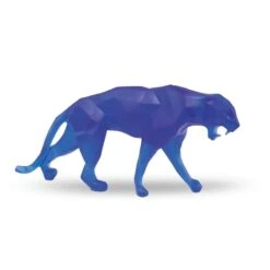 Wild Panther Bleu Orlinski Daum -Magasin De Verrerie À Domicile Panthere cristal bleu daum richard orlinski