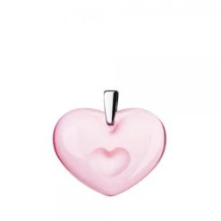 Pendentif Amoureuse à La Folie -Magasin De Verrerie À Domicile Pendentif coeur lalique amoureuse folie