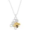 Pendentif Abeille Cristal -Magasin De Verrerie À Domicile Pendentif ruche abeille cristal