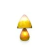 Lampe Champignon Pâte De Verre Rose Vert