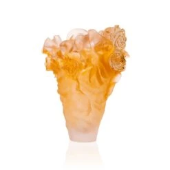 Vase Grand Modèle Avec Or Rose Royale Daum