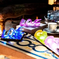 True Love Sculpture Daum -Magasin De Verrerie À Domicile True love sculpture cristal Daum