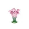Vase Roses Daum -Magasin De Verrerie À Domicile Vase Vert et rose daum