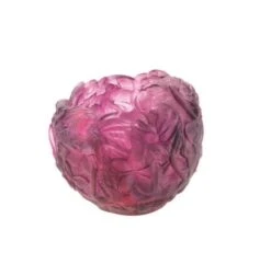 Vase Rouge Violet Bouquet Daum