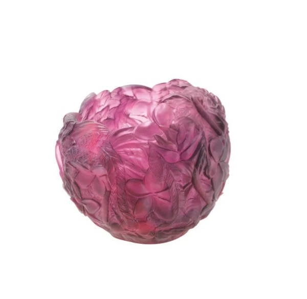 Vase Rouge Violet Bouquet Daum 3 Vase Rouge Violet Bouquet Daum