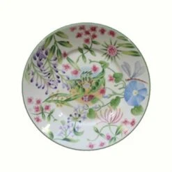 Assiette Dessert Vent De Fleurs Lunéville -Magasin De Verrerie À Domicile assiette dessert vent de fleurs