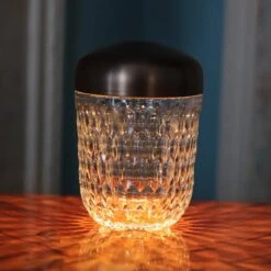 Mini Baladeuse Folia Cuivré Saint-louis -Magasin De Verrerie À Domicile bladeuse folia saint louis