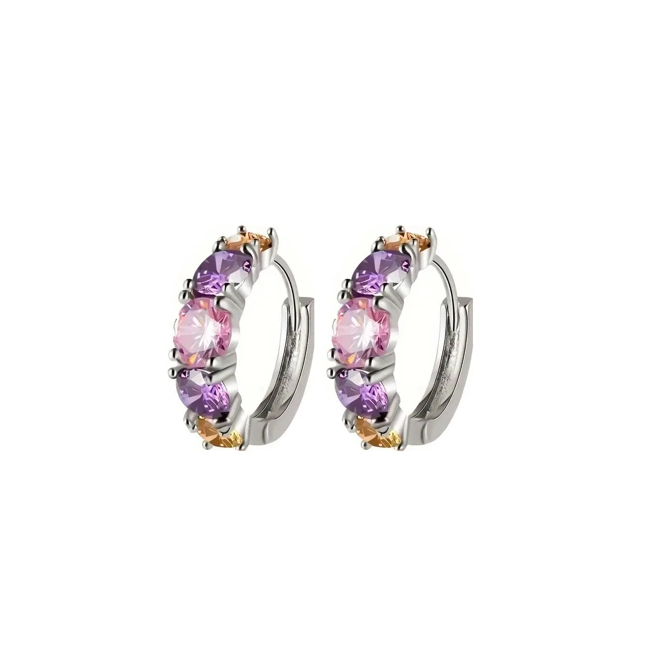 Boucles D’oreilles Éclat Lavande 3 Boucles D’oreilles Éclat Lavande