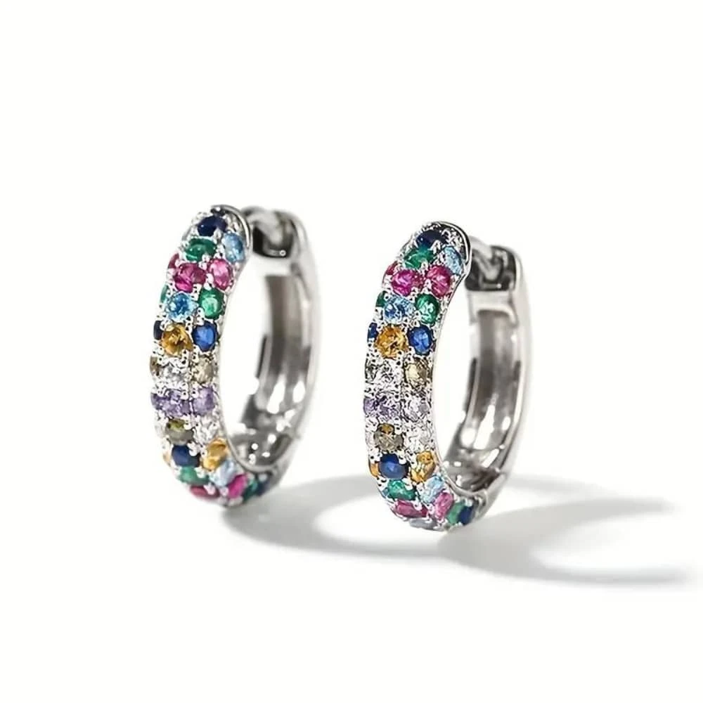 Boucles D’oreilles Mosaïque Précieuse 3 Boucles D’oreilles Mosaïque Précieuse