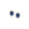 Boucles D’oreilles Médaillon Royal Cristal Bleu Saphir 2 Boucles D’oreilles Médaillon Royal Cristal Bleu Saphir -Magasin De Verrerie À Domicile boucles oreilles cristal medaillon royale bleu
