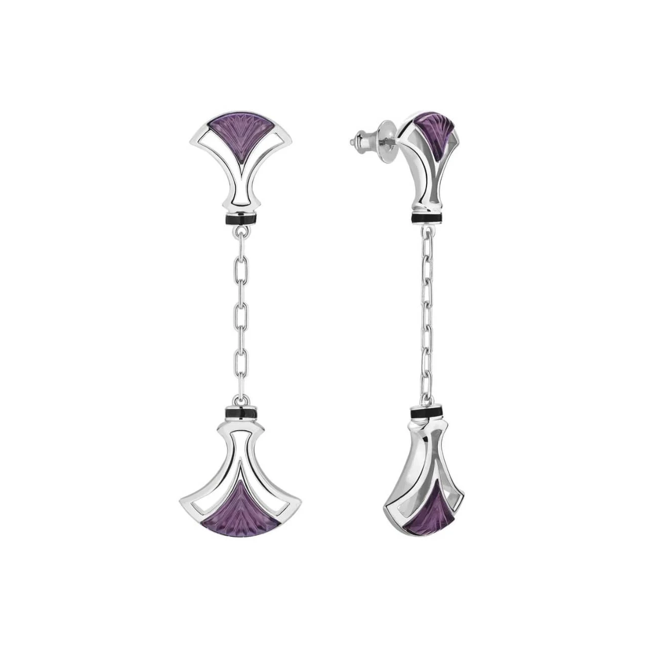 Boucles D’oreilles Pendantes Larcade Lalique 3 Boucles D’oreilles Pendantes Larcade Lalique