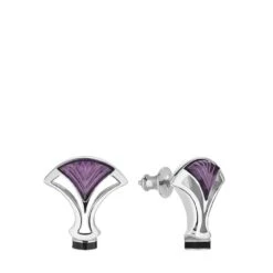 Boucles D’oreilles Puces Larcade Lalique -Magasin De Verrerie À Domicile boucles puces larcade lalique