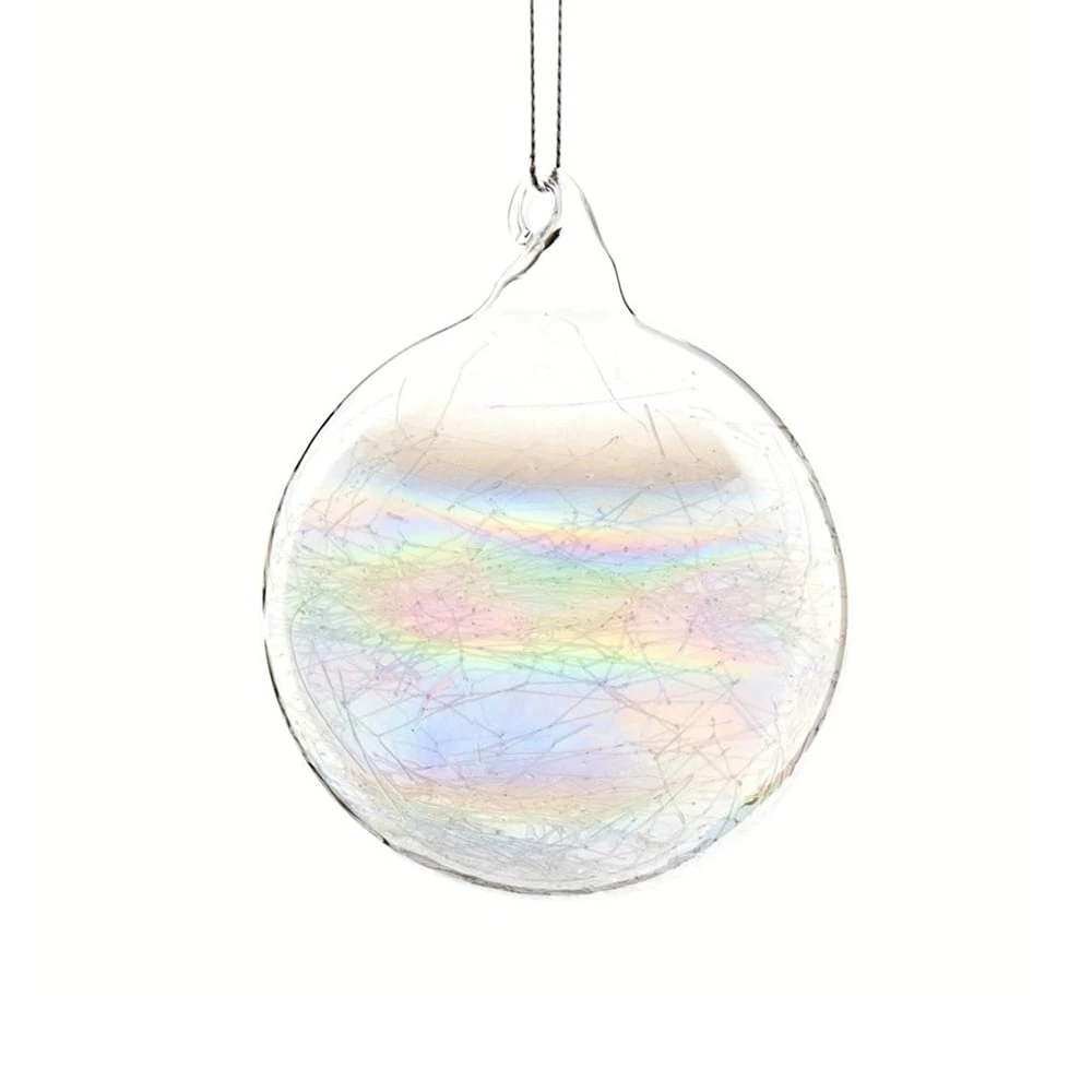 Boule De Noël En Verre Stalactites Irisées N°16 3 Boule De Noël En Verre Stalactites Irisées N°16