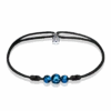 Bracelet Planète Cosmic Bleu Michaël Vessière -Magasin De Verrerie À Domicile bracelet cristal perles bleu