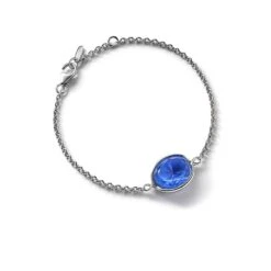 Bracelet Croisé Baccarat -Magasin De Verrerie À Domicile bracelet croise bleu baccarat 2