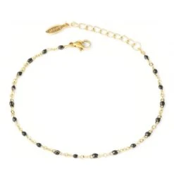 Bracelet Bohème Perles Noires