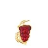 Broche Vigne Lalique -Magasin De Verrerie À Domicile broche vigne cristal rouge lalique