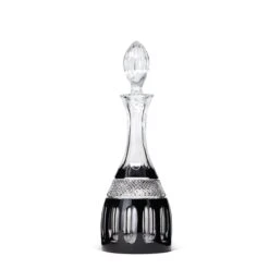 Carafe Vin Cristal Noir Pénombre