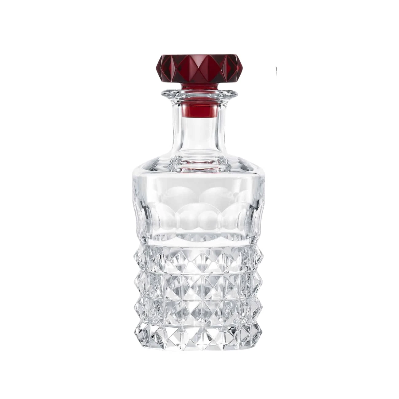Carafe Louxor Bouchon Rouge Baccarat 3 Carafe Louxor Bouchon Rouge Baccarat