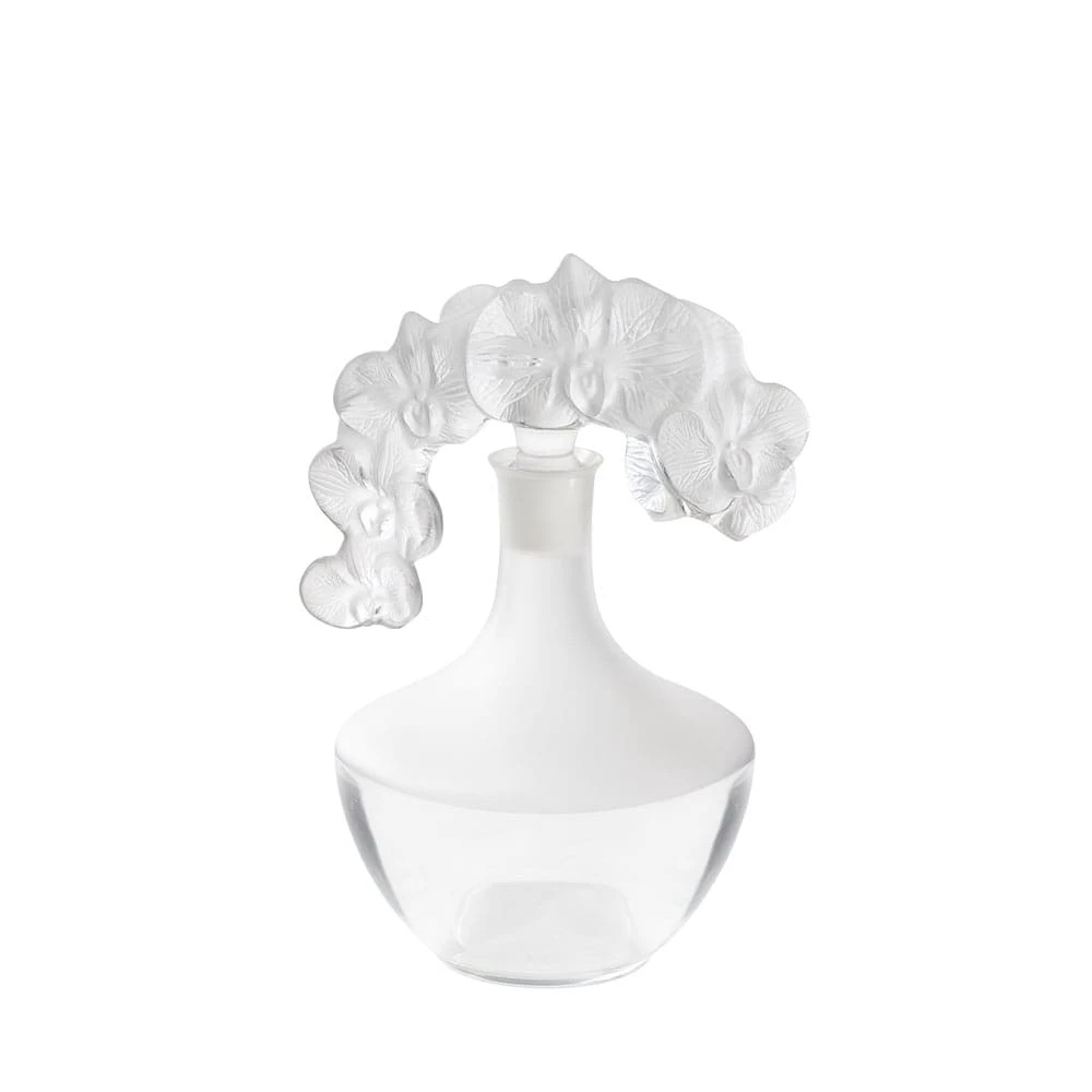 Carafe Orchidée Lalique 3 Carafe Orchidée Lalique