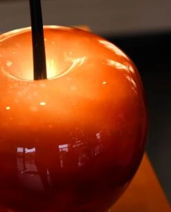 Lampe Cerise Rouge Cristal De Lorraine