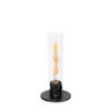 Photophore Feu De Table Spin 1200 Intérieur Et Extérieur -Magasin De Verrerie À Domicile cheminee de tabe hofats noir