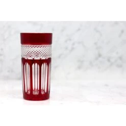 Magasin De Verrerie À Domicile 15 6 Chopes Cristal Couleur Mireille