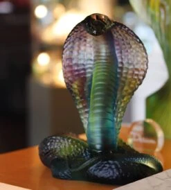 Naja Cobra Daum -Magasin De Verrerie À Domicile cobra cristal daum france