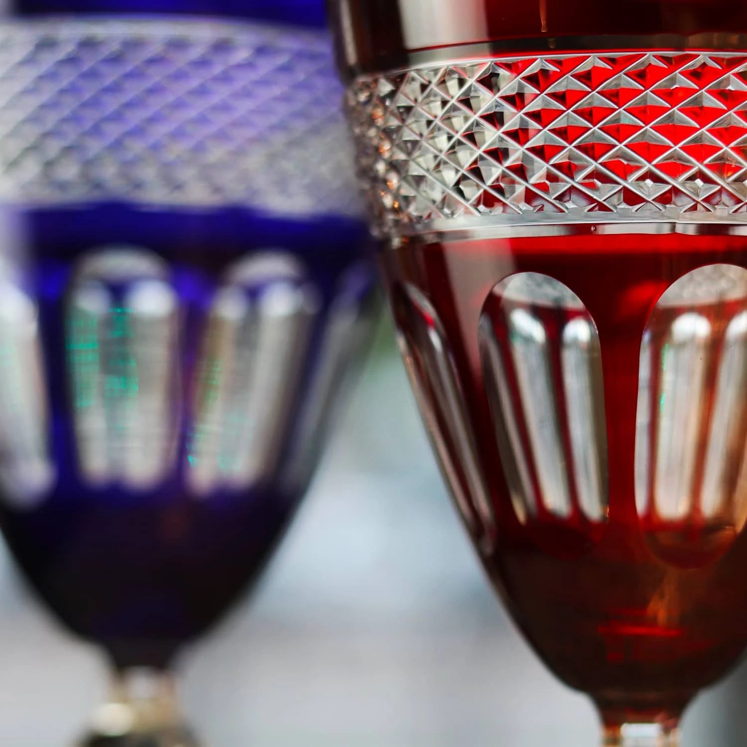 6 Verres Cristal Couleur Mireille N°3 4 6 Verres Cristal Couleur Mireille N°3 – Image 2