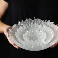 Coupe En Verre Par Aline Thibault (vert D’eau) -Magasin De Verrerie À Domicile coupe verre aline