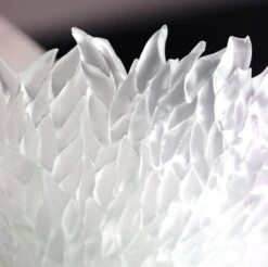 Coupe En Verre Par Aline Thibault (incolore) -Magasin De Verrerie À Domicile coupe verre aline lorraine