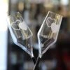 Duo Flûte Coeur Mariage Support -Magasin De Verrerie À Domicile duo flutes coeur cristal