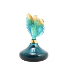 Flacon à Parfum Petit Modèle Fleur De Paon Daum