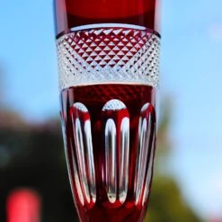 Magasin De Verrerie À Domicile 20 6 Flûtes Cristal Couleur Mireille