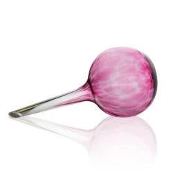 Globe D’arrosage Turquoise En Cristal De Lorraine -Magasin De Verrerie À Domicile globe arrosage cristal jules petras grenat 2