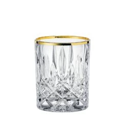 Set 4 Gobelets Cristal Or Noblesse Nachtmann -Magasin De Verrerie À Domicile gobelet cristal or noblesse nachtmann