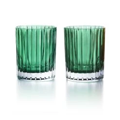 Gobelet Harmonie Vert émeraude X2 Baccarat